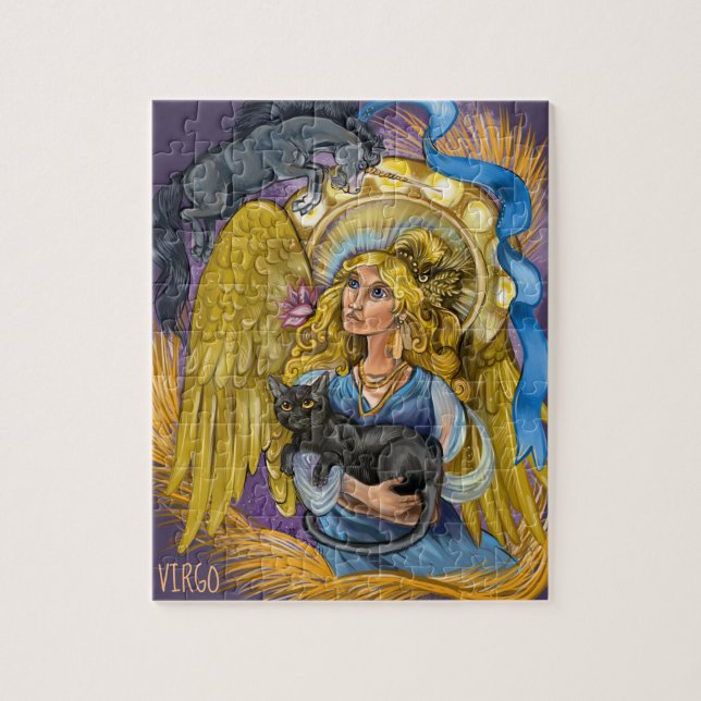 Virgo Zodiac Sign Jigsaw Puzzle (Vertical)