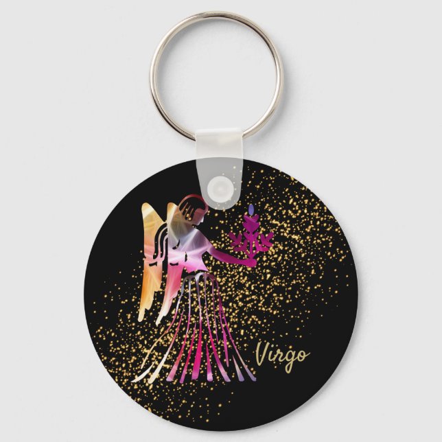Virgo - Zodiac Sign Keychain (Front)