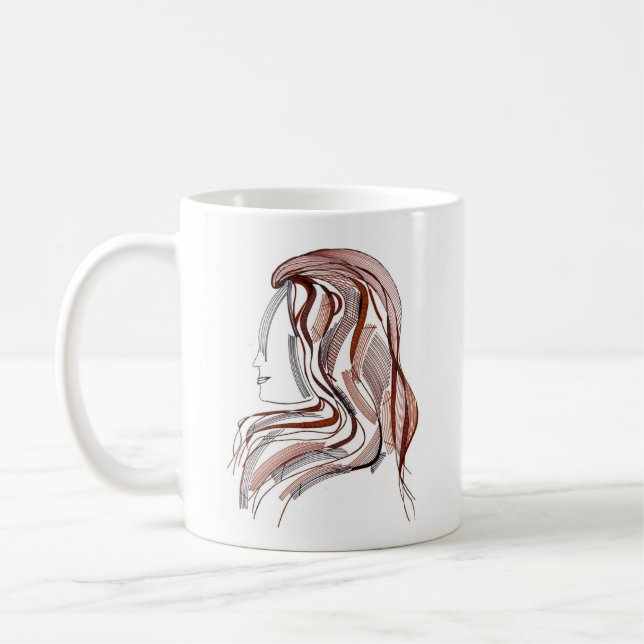 Virgo Zodiac Sign Mug (Left)