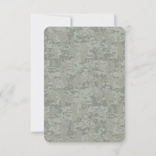 Virgo Zodiac Sign on Green Digital Camo (Back)