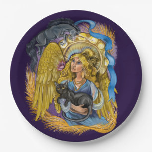 Virgo Zodiac Sign Paper Plates