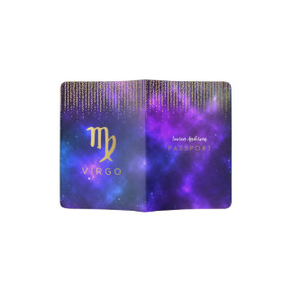 Virgo Zodiac Sign - Passport Cover - Travel