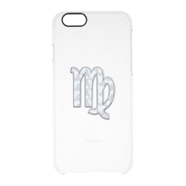 Virgo Zodiac Sign Pink Fuchsia Digital Camouflage Uncommon iPhone Case (Back)