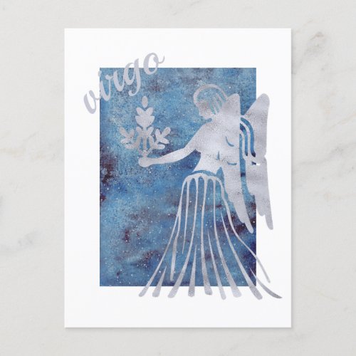 Virgo Zodiac Sign Postcard