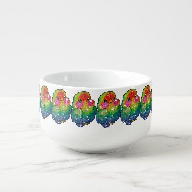 Virgo Zodiac Sign Soup Mug (Front)