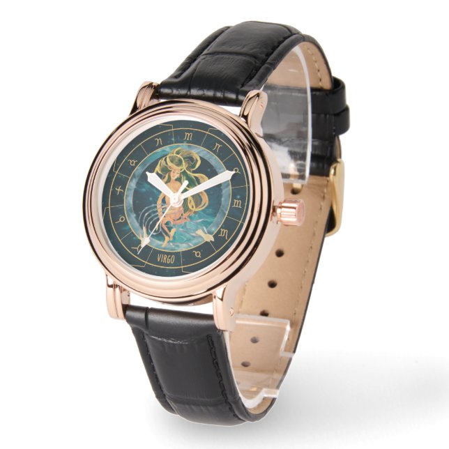 Virgo Zodiac Sign Watch (Angle)
