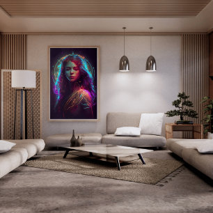 Virgo Zodiac Signs Celestial Acrylic Wall Art