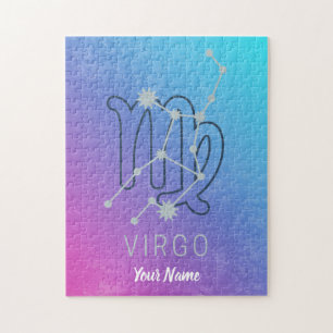 Virgo Zodiac Star Sign Horoscope Constellation Jigsaw Puzzle