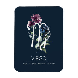 Virgo Zodiac Star Sign Magnet