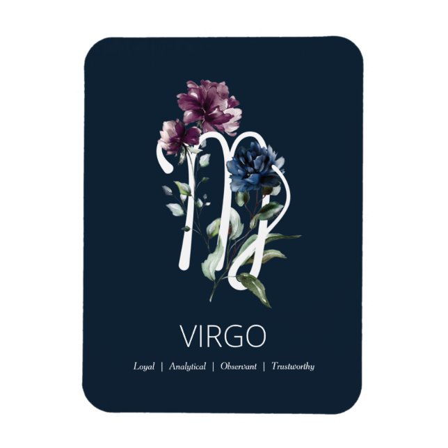 Virgo Zodiac Star Sign Magnet (Vertical)