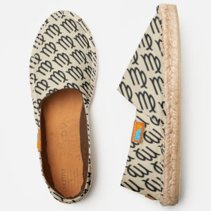 Virgo Zodiac Symbol Standard by Kenneth Yoncich Espadrilles
