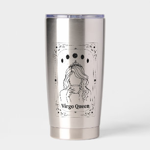 Virgo Zodiac Tarot Astrology Magical LGBTQ Pride Insulated Tumbler