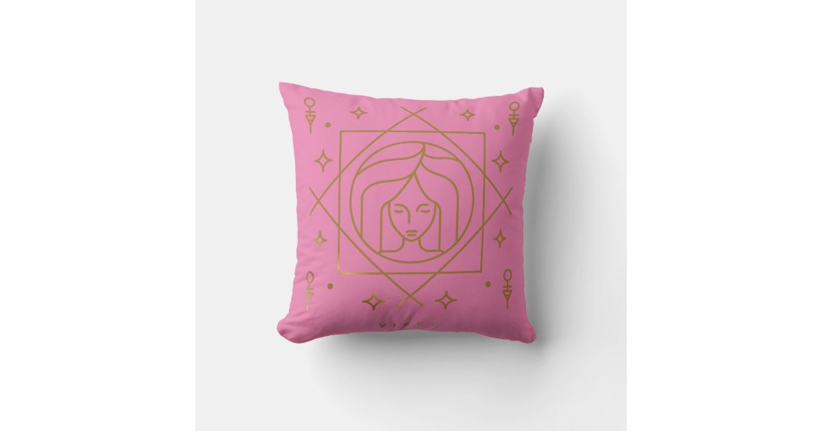 Virgo Zodiac Throw Pillow Zazzle