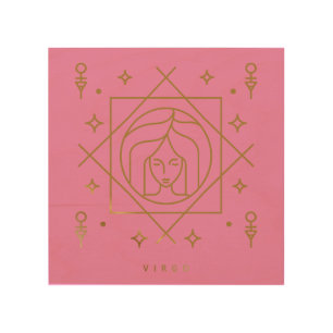 Virgo Zodiac  Wood Wall Art
