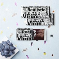 Virgo Zodiac Word Cloud Inspiration  Hershey Bar Favors