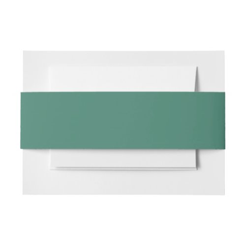 Viridian Solid Color Invitation Belly Band