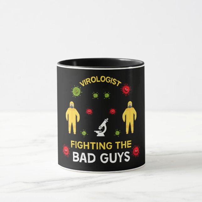 Virologist | Microbiologist - Covid Microbiologist Mug (Center)