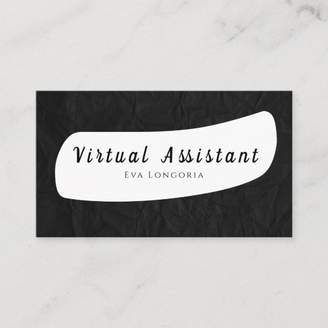 Virtual Assistant Business Card (Front)