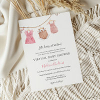 Virtual Baby Girl Shower