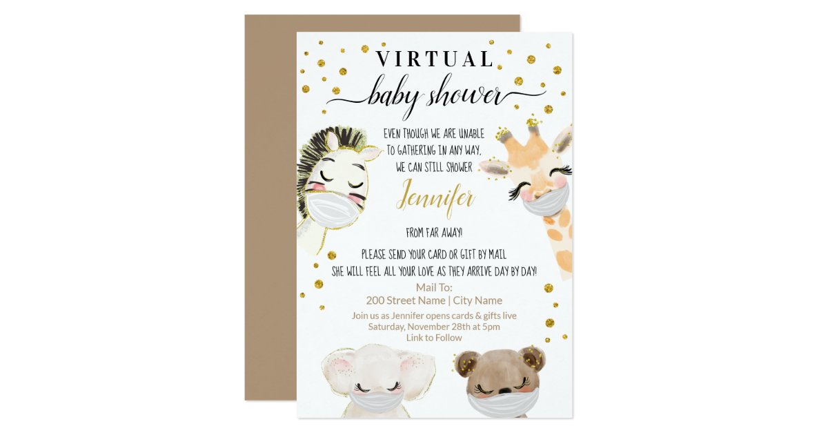 Virtual Baby Shower Invitation