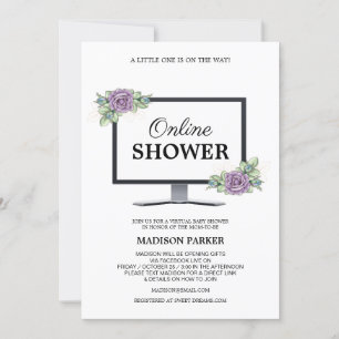 Virtual Baby Shower Invitation