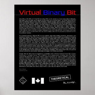 Virtual Binary Bit Poster