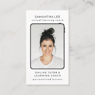 Virtual Coach Educator Tutor Business Card