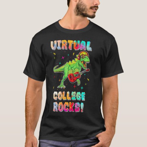 Virtual College Rocks Back to School Teacher T_Shirt