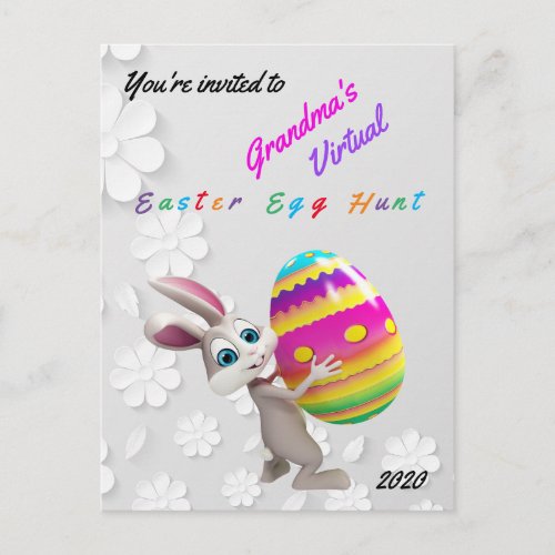 Virtual Easter Egg Hunt Postcard