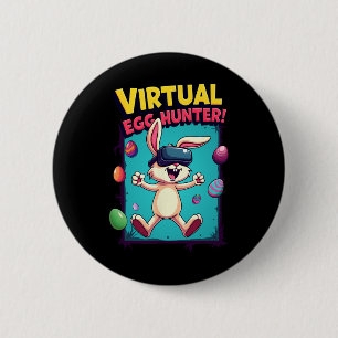 Virtual Egg Hunter - Funny Gamer Bunny Vr Easter G Button