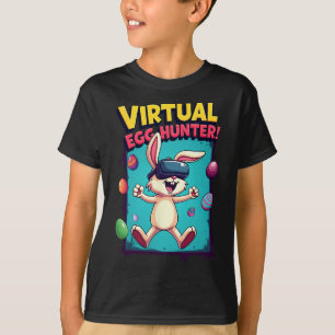Virtual Egg Hunter - Funny Gamer Bunny Vr Easter G T-Shirt