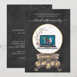 Virtual Halloween Costume Party Invitation