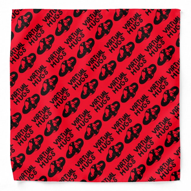 Virtual Hugs Bandana (Front)