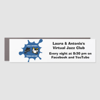 Virtual Jazz Club Car Magnet
