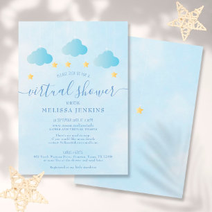 Virtual Online Long Distance Baby Shower By Mail Invitation