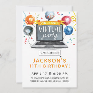 Virtual Party Invitation