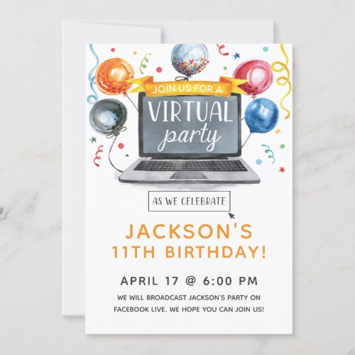 Virtual Party Invitation