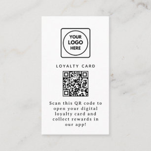 Virtual QR   Custom Digital Reward Business Link Loyalty Card