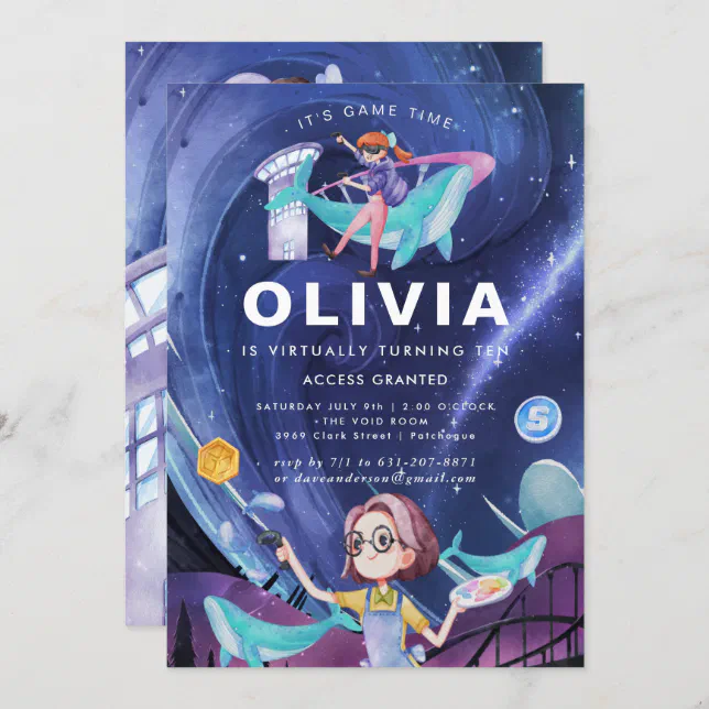 Virtual Reality Birthday Party Invitation Zazzle