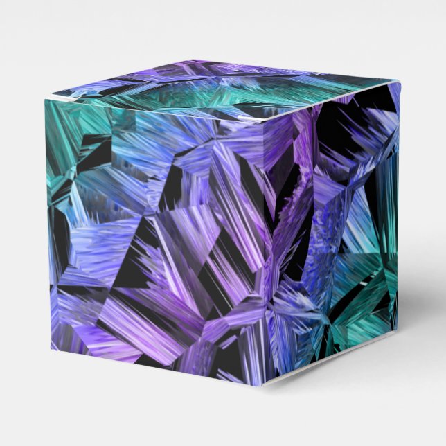 virtual reality, dark crystal gradient : favor boxes (Front Side)