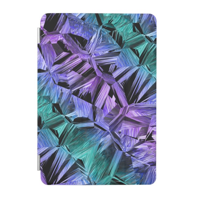 virtual reality, dark crystal gradient : iPad mini cover (Front)