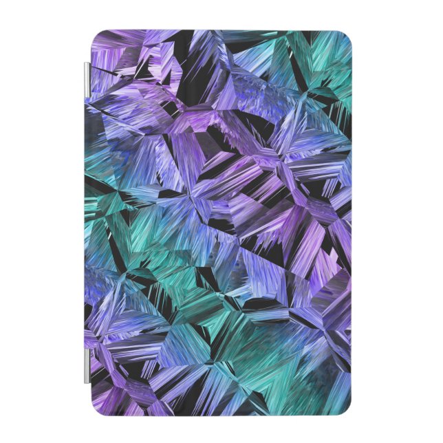 virtual reality - dark crystal gradient : iPad mini cover (Front)
