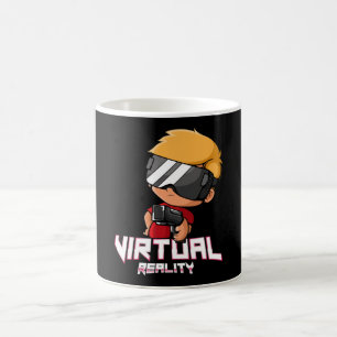 Virtual reality gamer coffee mug