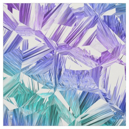 virtual reality inverted, pale crystal gradient : fabric