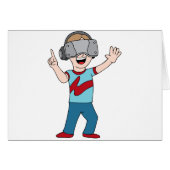 Virtual Reality Video Gamer (Front Horizontal)