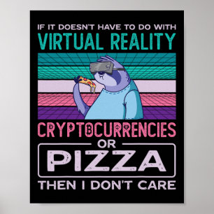 Virtual Reality Vr Augmented Reality Ar Pizza Addi Poster