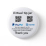 Virtual tip jar q r code money donation PayPal ven Button
