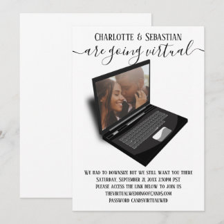 Virtual Wedding Save The Date Photo