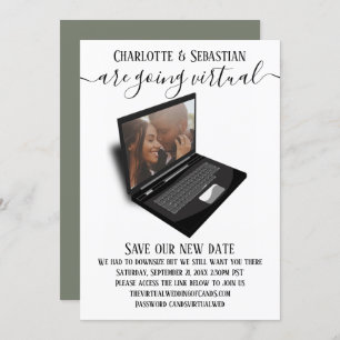 Virtual Wedding Save The Date Photo