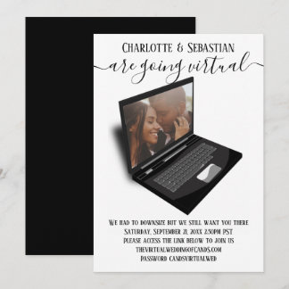 Virtual Wedding Save The Date Photo